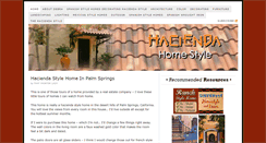 Desktop Screenshot of haciendahomestyle.com