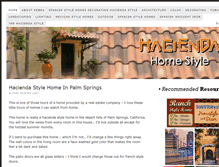 Tablet Screenshot of haciendahomestyle.com